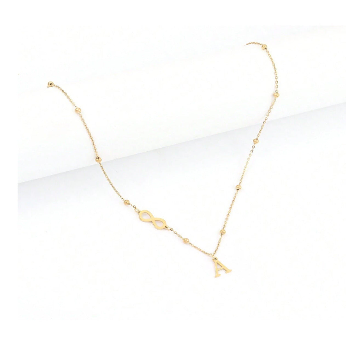 26-letter Hanging Stainless Steel Letter Necklace Viralgem Store