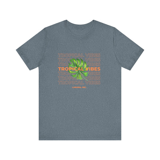 Tropical Vibes Tshirt, Good Vibes Tees, Unisex Jersey Shirts