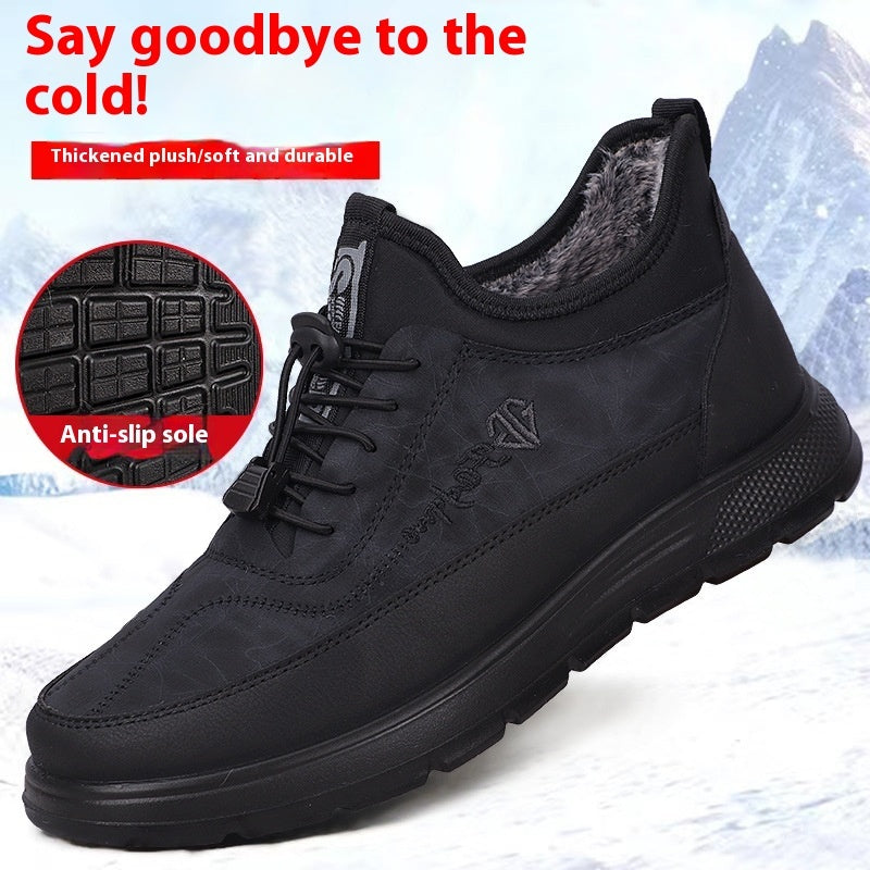Waterproof Warm Polyurethane Fleece-lined Thickened Sneakers Viralgem Store