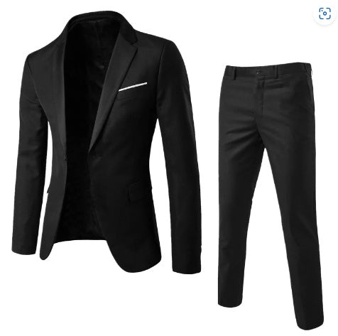 Two-piece Suit Business Professional Formal Wear Korean Slim Fit Viralgem Store