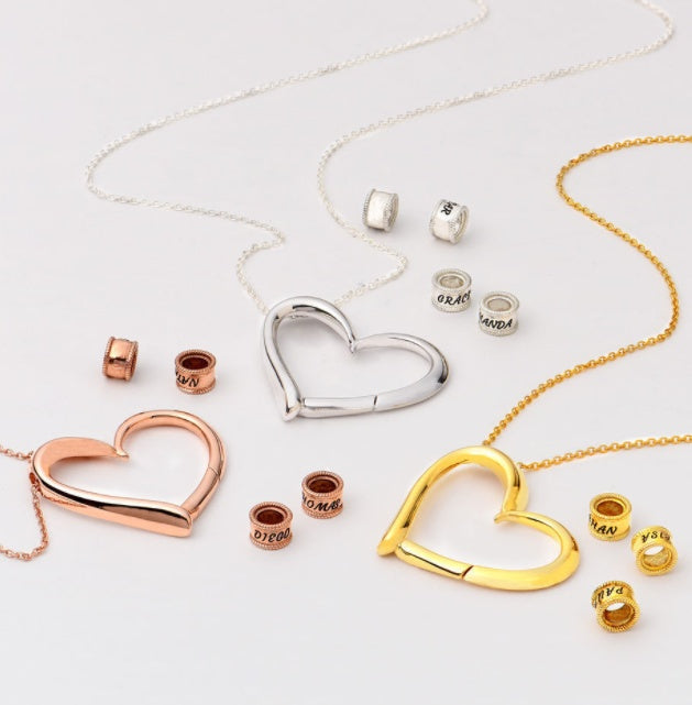 Thanksgiving Heart Love Simple Beaded Pendant Necklace Viralgem Store