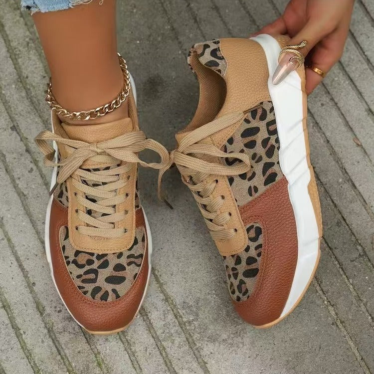 Thick Bottom Camouflage Lace Up Casual Sneaker Women Viralgem Store