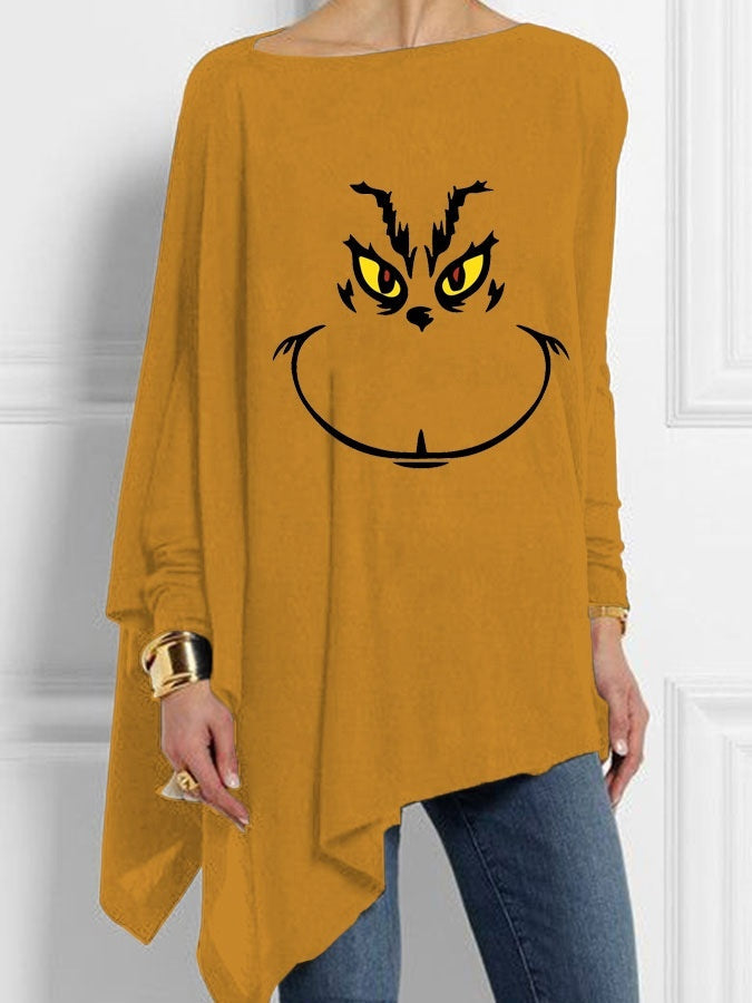 3D Digital Printing Long Sleeve Irregular Pullover Printed Viralgem Store