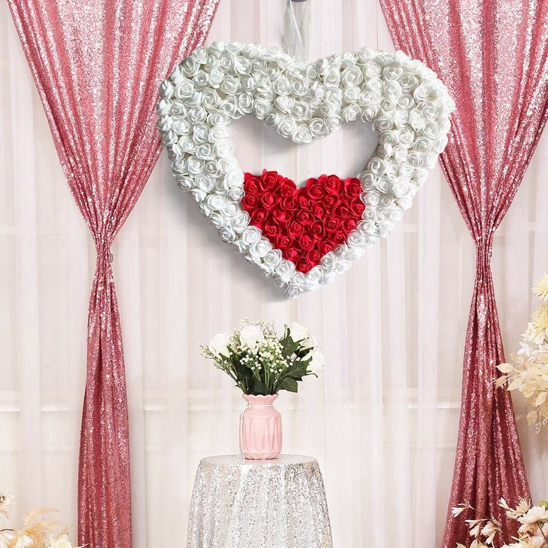 Valentine's Day Double Love Garland Holiday Atmosphere Dress Up Ornaments Viralgem Store