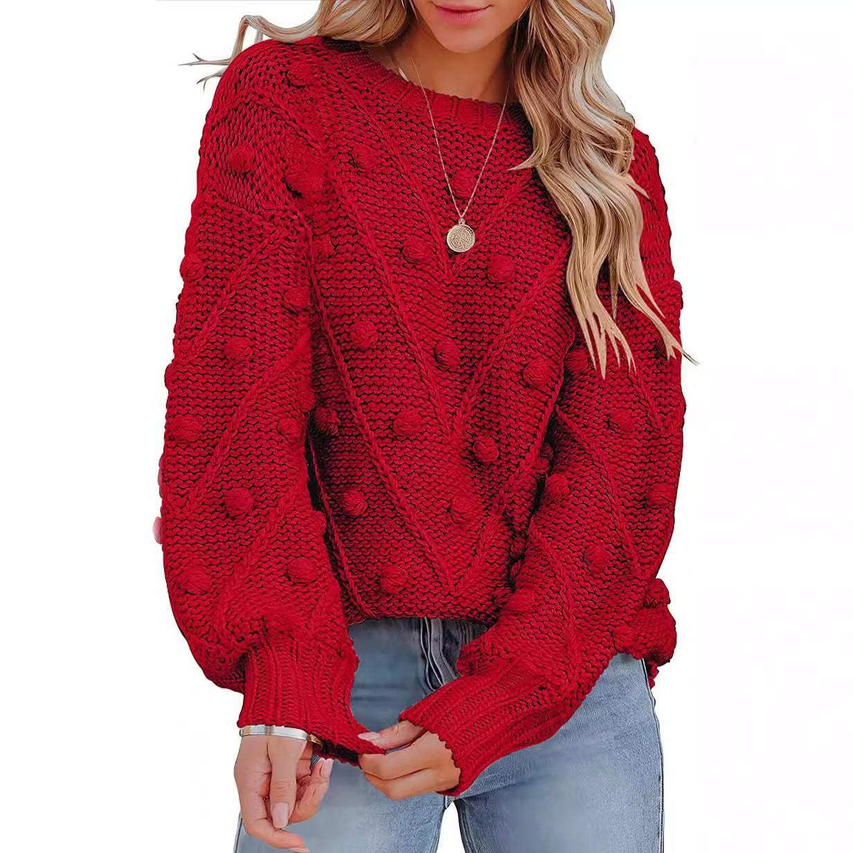 Wool Ball Sweater Loose Long Sleeve Pullover Viralgem Store