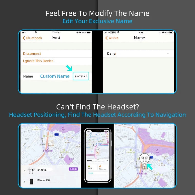 Airs Pro Wireless Earphones Bluetooth Headset TWS Earbuds With Siri Pop-up Window Waterproof Positioning Touch Control For Ios Viralgem Store