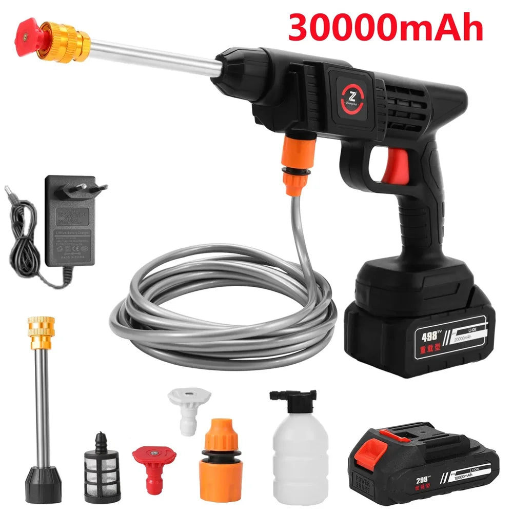 200W 35Bar Cordless High Pressure shoe Wash Spray Water Gun Car Wash Pressure Water washing Machine