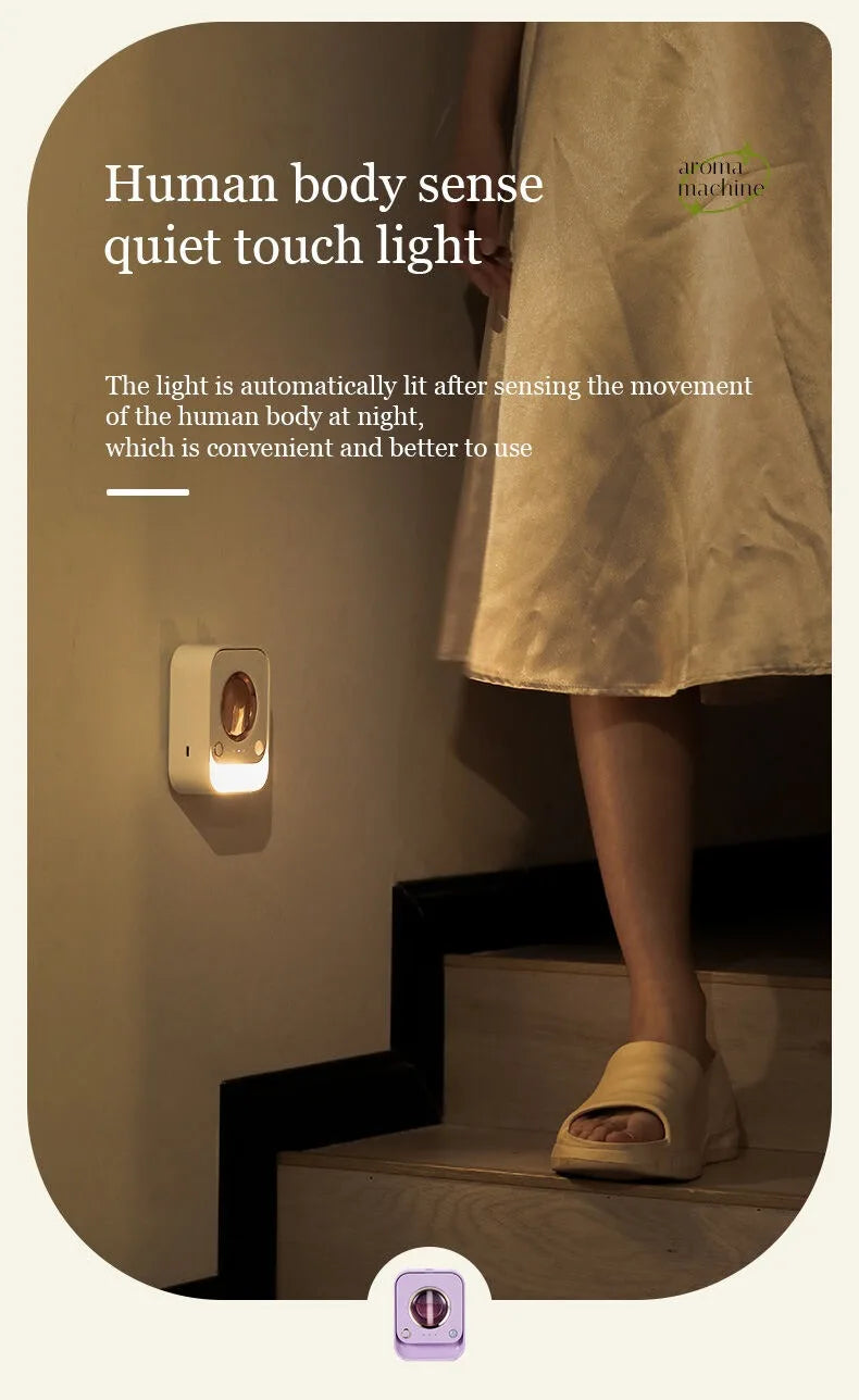 Usb Smart Sensor Aromatherapy Machine Air Freshener Automatic Sprayer Essential Oil Perfume Diffuser Toilet Room Deodorizer