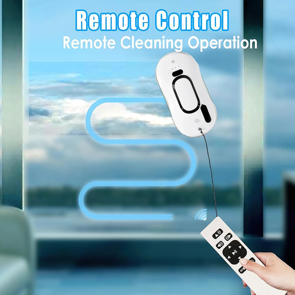 5600pa Window Cleaning Robot Household Intelligent Vacuum Remote Control Anti Fall Electric Window Washer Glass Cleaner Viralgem Store