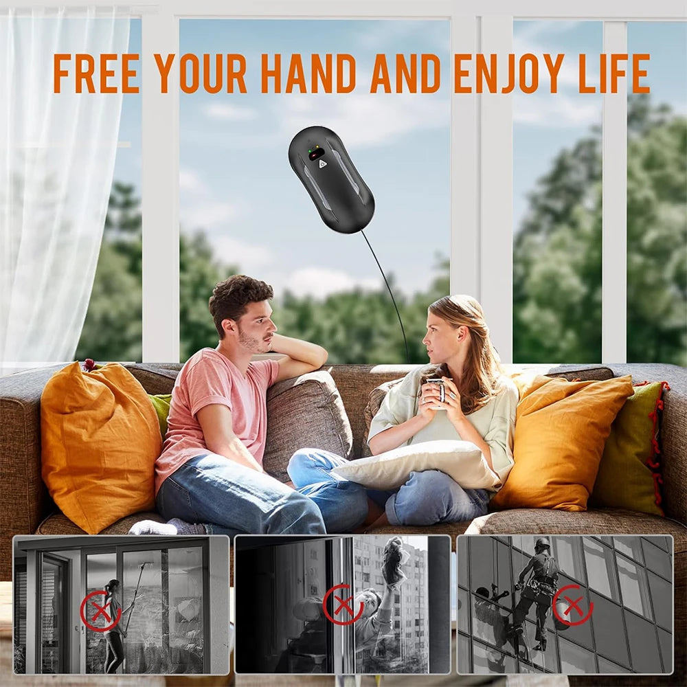 5600pa Window Cleaning Robot Household Intelligent Vacuum Remote Control Anti Fall Electric Window Washer Glass Cleaner Viralgem Store