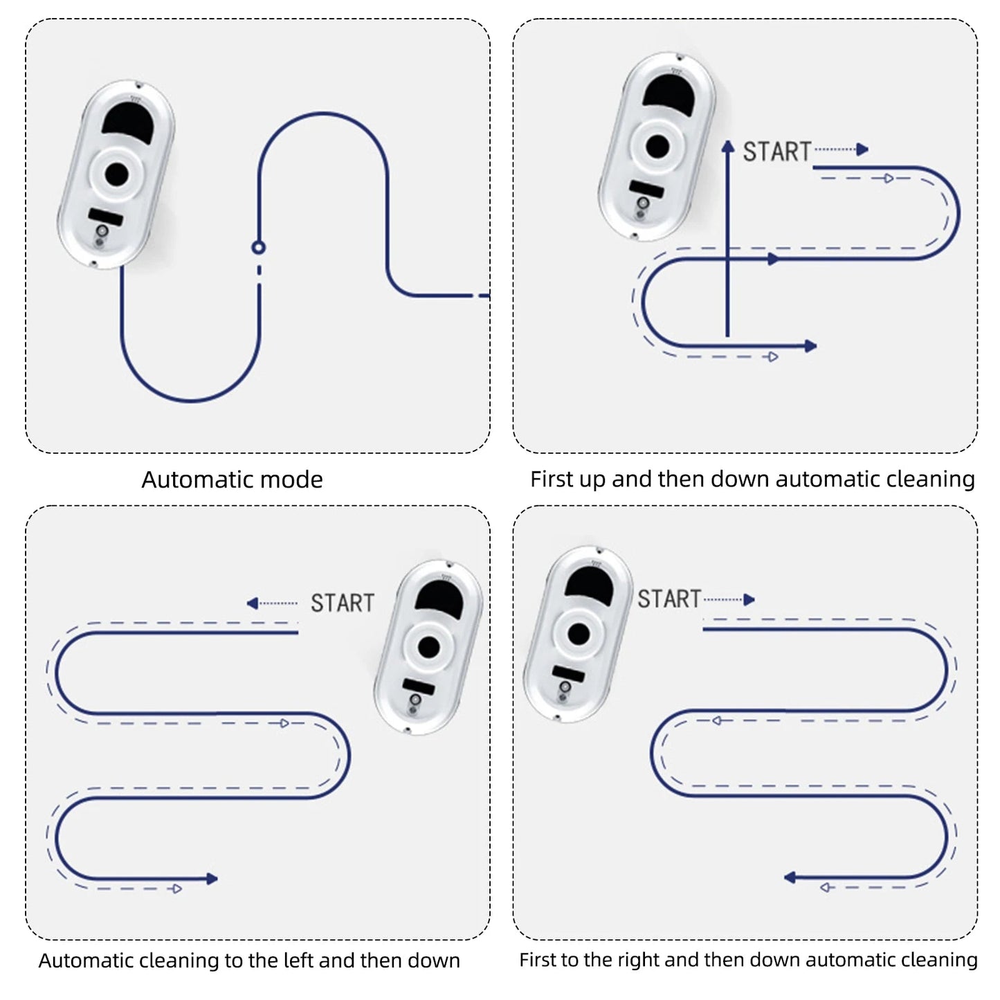 5600pa Window Cleaning Robot Household Intelligent Vacuum Remote Control Anti Fall Electric Window Washer Glass Cleaner Viralgem Store