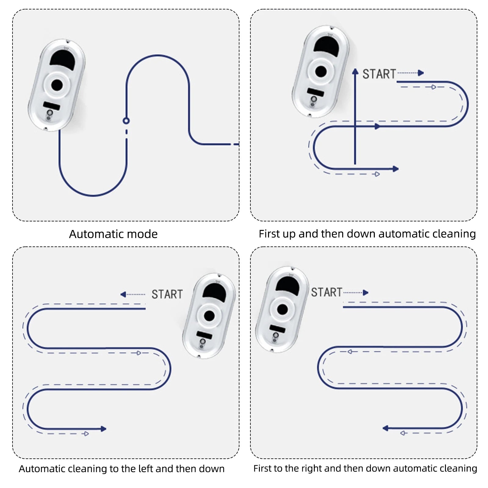 5600pa Window Cleaning Robot Household Intelligent Vacuum Remote Control Anti Fall Electric Window Washer Glass Cleaner Viralgem Store