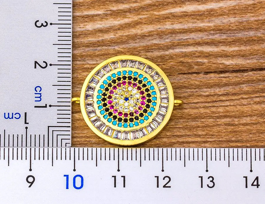 AIBEF Hot Sale Fashion Lovely Heart Rainbow Adjustable Bracelet Bangle Cubic Zircon Chain Bracelet Women Jewelry Birthday Gifts