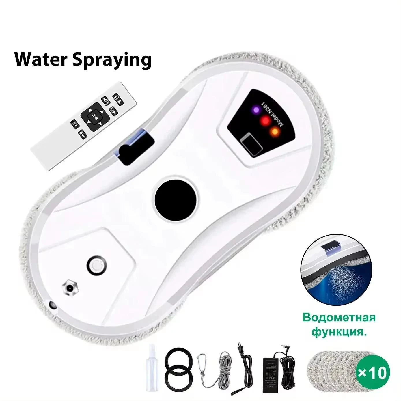 5600pa Window Cleaning Robot Household Intelligent Vacuum Remote Control Anti Fall Electric Window Washer Glass Cleaner Viralgem Store