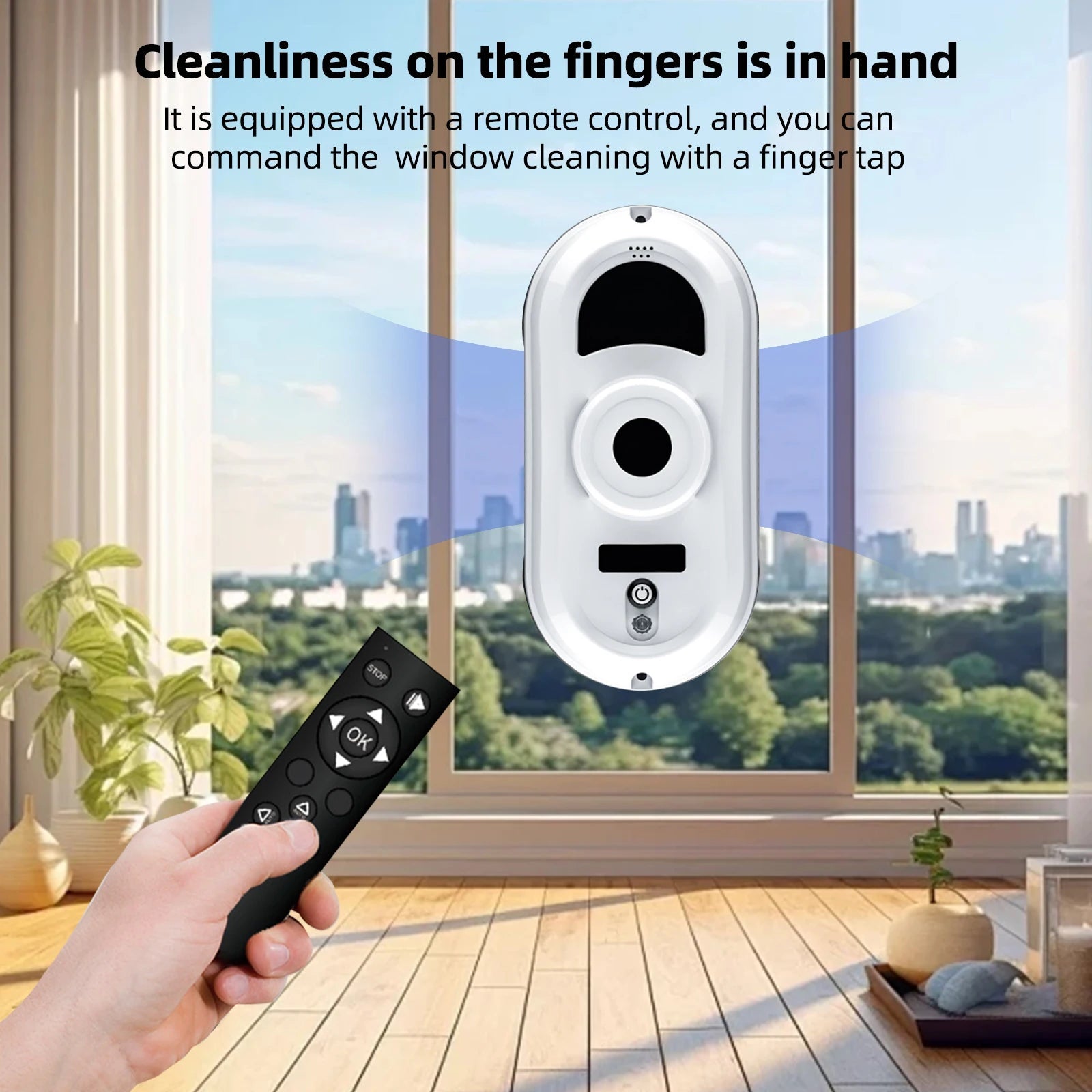 5600pa Window Cleaning Robot Household Intelligent Vacuum Remote Control Anti Fall Electric Window Washer Glass Cleaner Viralgem Store
