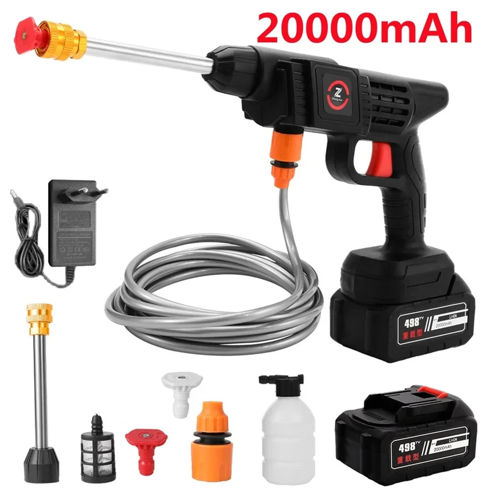 200W 35Bar Cordless High Pressure shoe Wash Spray Water Gun Car Wash Pressure Water washing Machine
