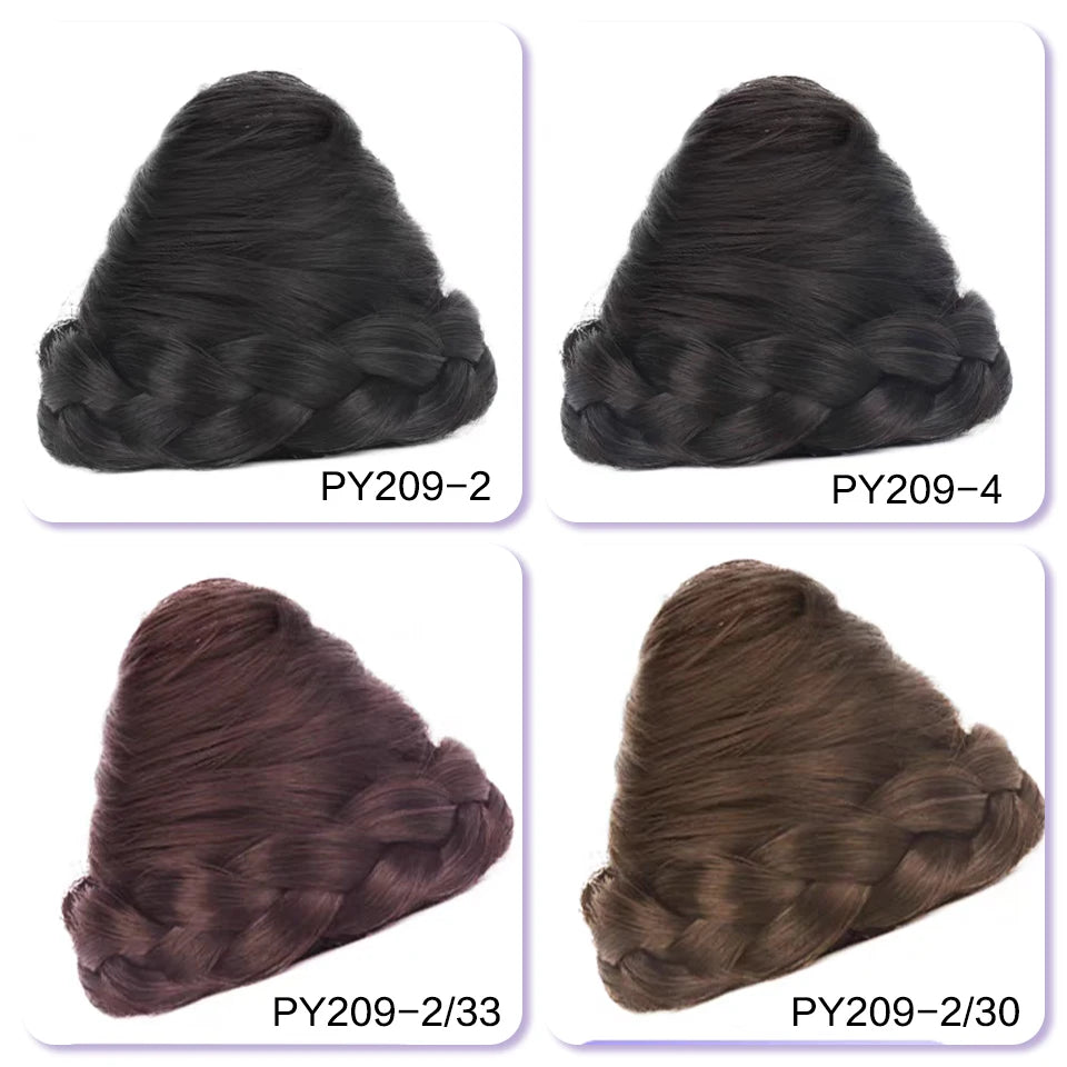 Synthetic Cat Ear Wig Bag Wig Women's Bun To Increase Hair Volume Fluffy Croissant Clip-on Newly Upgraded Ball Head Viralgem Store