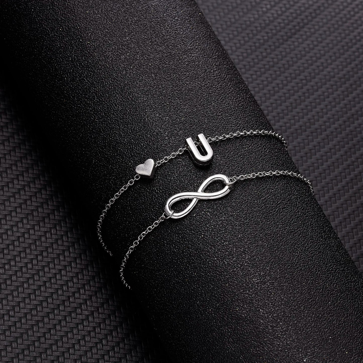 Women's Anklet Bohemian Layered 26 Letter Heart Anklet 2023 Summer Beach Anklets On Foot Ankle Bracelets Foot Leg Chain Jewelry