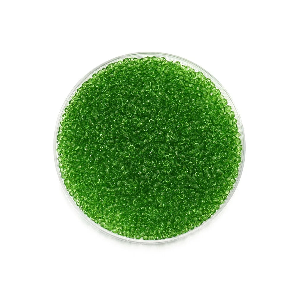 1000/1800Pcs 2mm Transparent Color Czech Glass Seed Beads Round Loose Beads for DIY Bracelet Earrings Jewelry Making Accessories