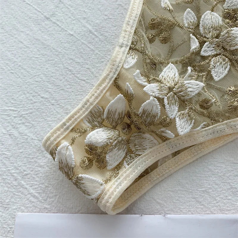 Women Lace Bra Sets Seamless Underwear Backless Vest Sexy Bralette Lingerie Ultrathin Bra & Brief Sets Female Dropshipping Viralgem Store