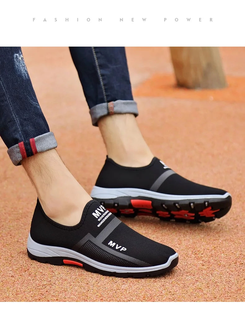Summer Mesh Men Shoes Lightweight Sneakers Men Fashion Casual Walking Shoes Breathable Slip on Mens Loafers Zapatillas Hombre Viralgem Store