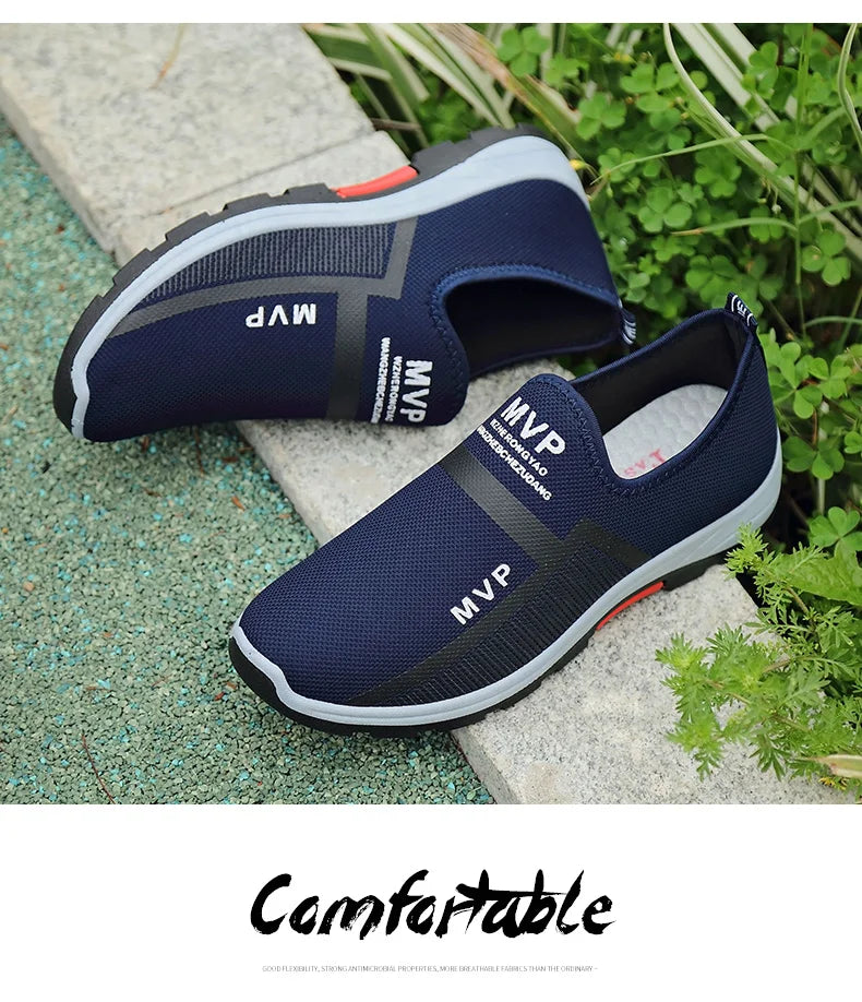 Summer Mesh Men Shoes Lightweight Sneakers Men Fashion Casual Walking Shoes Breathable Slip on Mens Loafers Zapatillas Hombre Viralgem Store