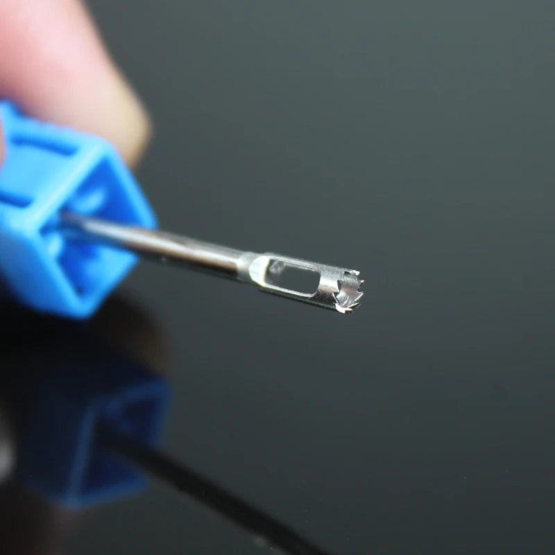 Stainless Steel Pedicure Drill Bit Clavus Corn Remover Medical Cuticle Cutter For Pedicure Drill Rotary Burr Bit Foot Care Tools