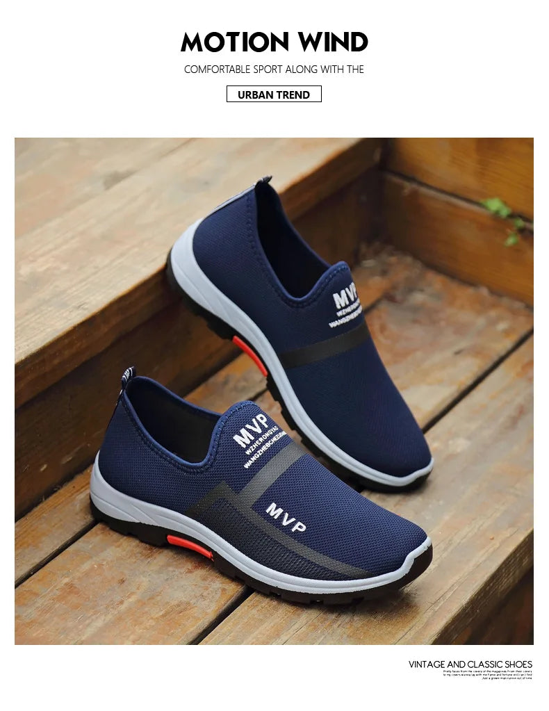 Summer Mesh Men Shoes Lightweight Sneakers Men Fashion Casual Walking Shoes Breathable Slip on Mens Loafers Zapatillas Hombre Viralgem Store