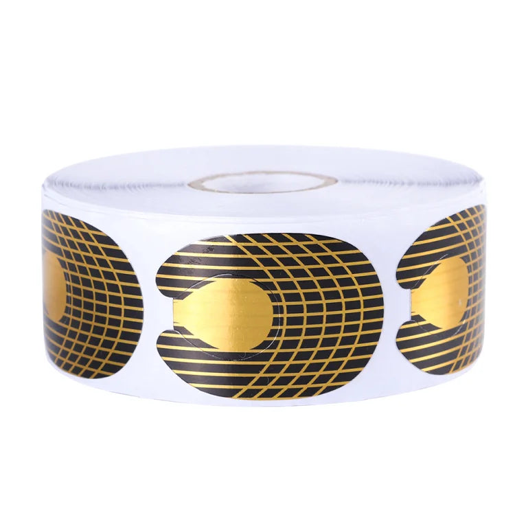 500pcs Nail Extensions Forms Mold Nail Extension Gel Manicure French Design Top Stencil Building Sticker Roll Nail Art LA941-3 Viralgem Store