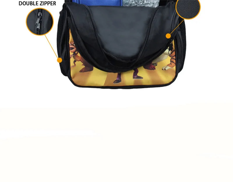 13 Inch Game Crash Bandicoot Backpack Cartoon Kindergarten Backpacks Boys Girls Children School Bags Kids Book Bag Gift