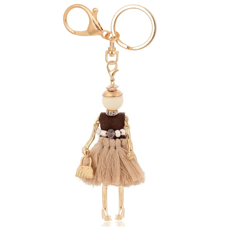statement keychain charms lovely gifts key chain flower jewelry 2025 charms fashion women accessory