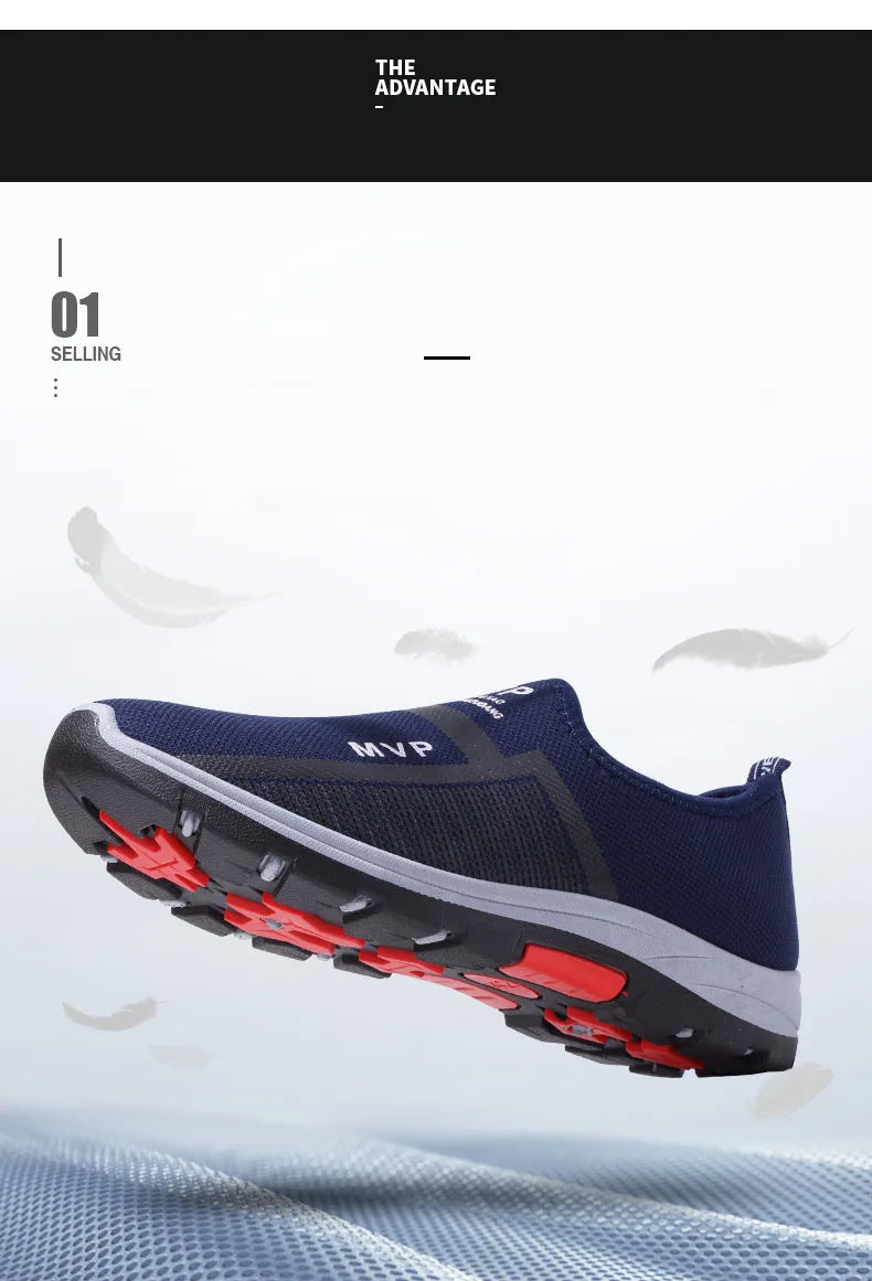 Summer Mesh Men Shoes Lightweight Sneakers Men Fashion Casual Walking Shoes Breathable Slip on Mens Loafers Zapatillas Hombre Viralgem Store