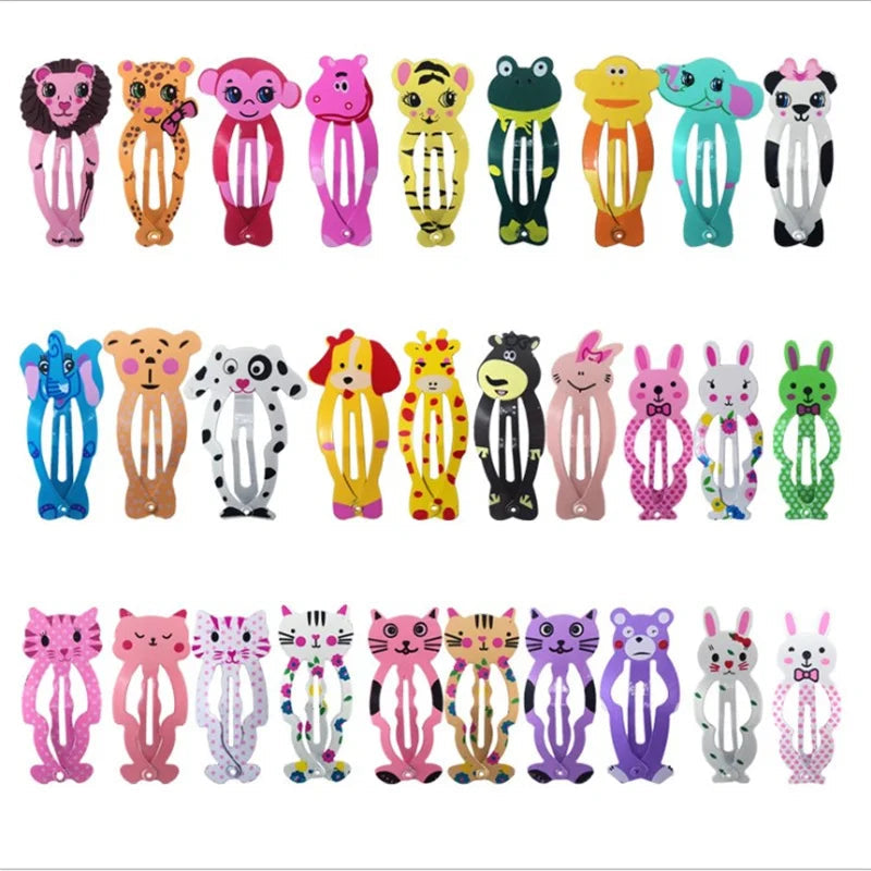 20Pcs/Lot Korean Hair Accessories Cute Barrette Flower Hair Clip New Kawaii Hairpin Floral Hairclip Cartoon Hair Clips for Girls Viralgem Store