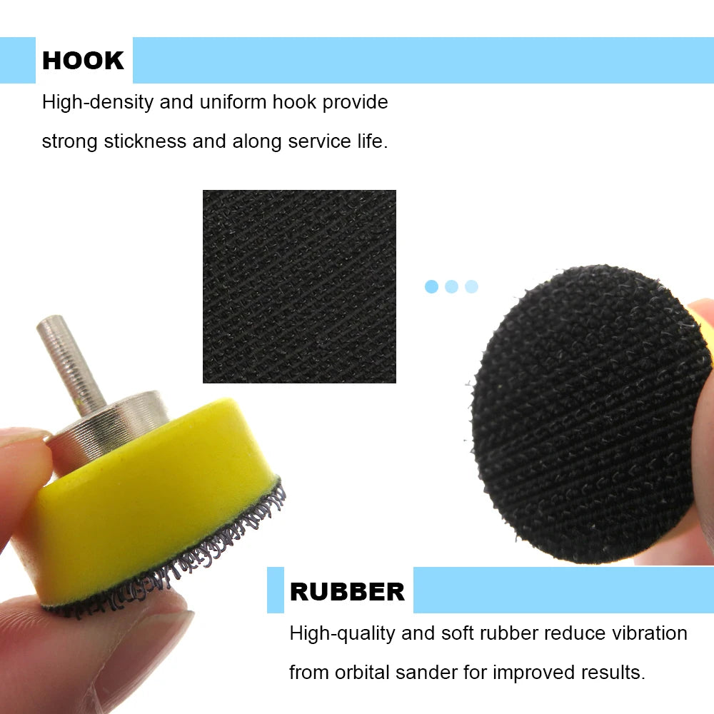 1Inch 25MM Back-up Sanding Pad Sander Backing Pad for Electric Grinder Abrasive Tools Dremel Rotary Tool Polishing & Grinding