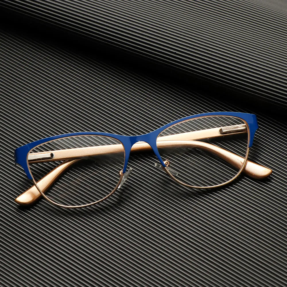 1PC Retro Half Frame Reading Glasses Unisex High-definition Hyperopia Eyewear Magnification Presbyopic Eyeglasses +1.0~+3.5