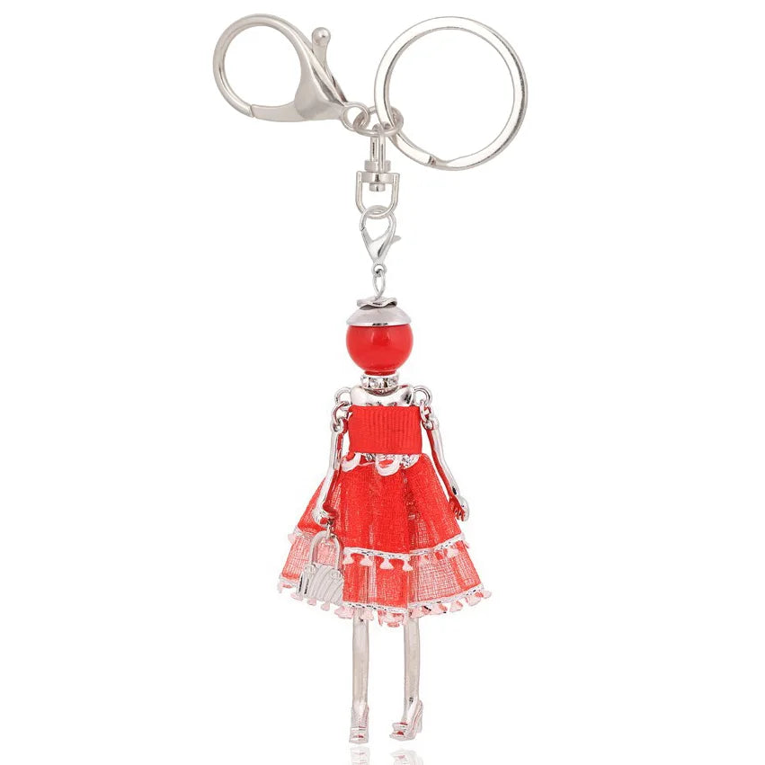 statement keychain charms lovely gifts key chain flower jewelry 2025 charms fashion women accessory