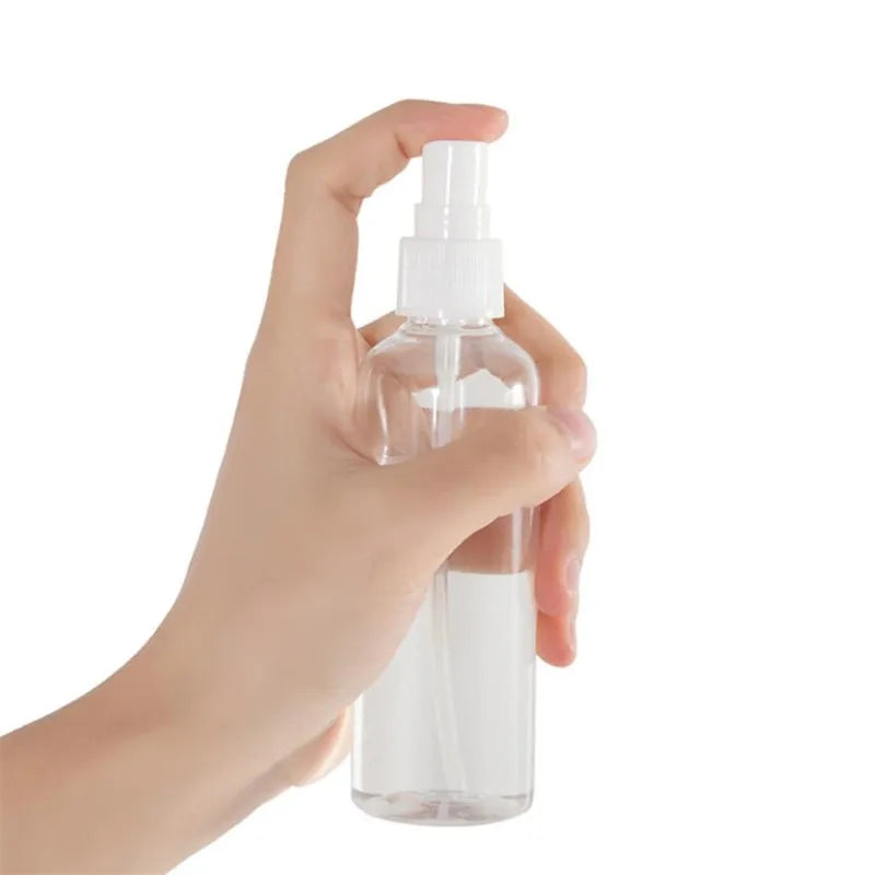 1Pc Refillable Bottles Travel Transparent Plastic Perfume Atomizer Empty Small Spray Bottle 30/50/100ml Toxic Free Safe Dropship