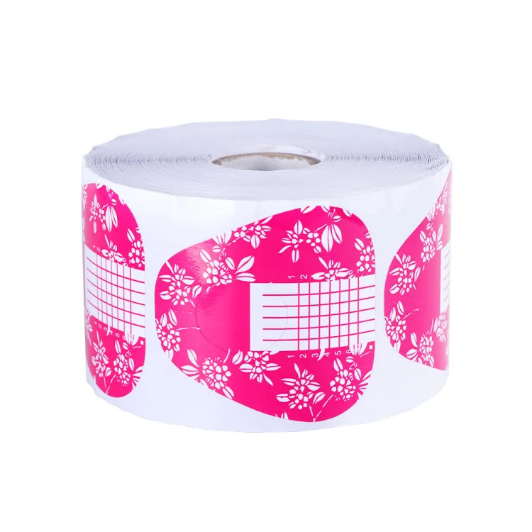 500pcs Nail Extensions Forms Mold Nail Extension Gel Manicure French Design Top Stencil Building Sticker Roll Nail Art LA941-3 Viralgem Store