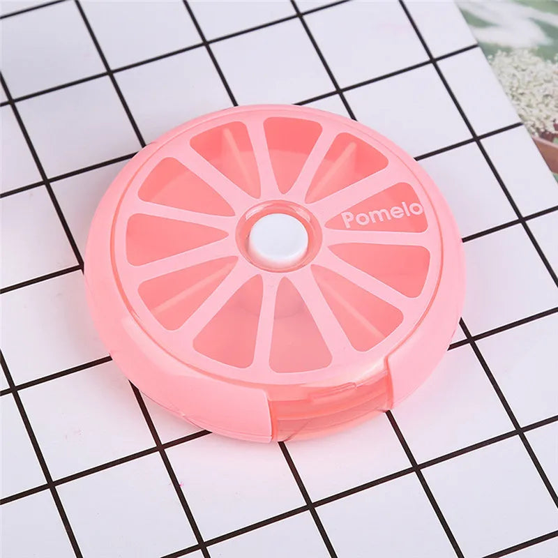 1pc Portable Weekly 7 Days Pill Box Holder Medicine Storage Organizer Case Travel Pill Case Container