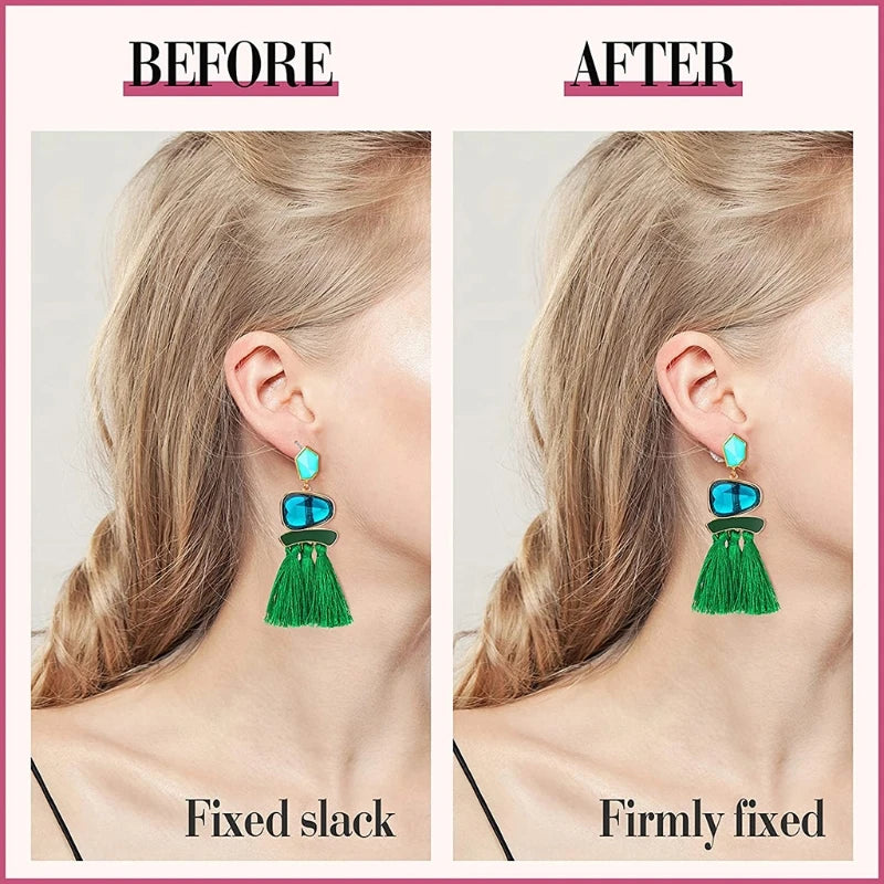 1/2/3 Pairs Earring Backs Large Earring Secure Earring Lifters Backs Adjustable Earring for Droopy Ear Heavy Support