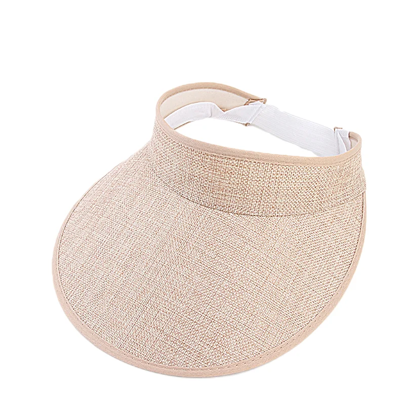 Sun Visors For Women Faux Linen Fashion Hats For Women Sports Visor Women hats
