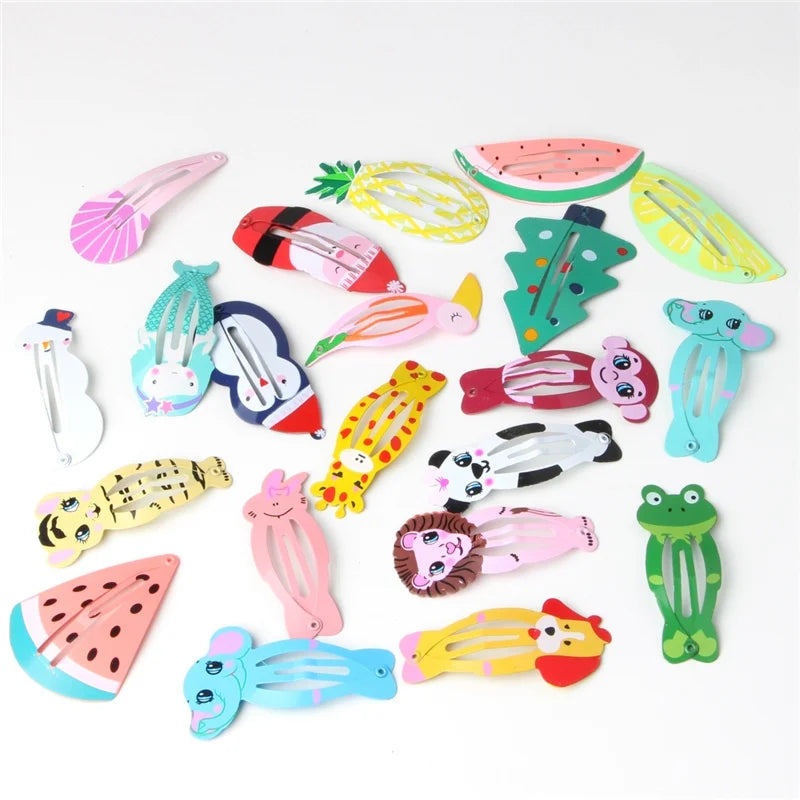 20Pcs/Lot Korean Hair Accessories Cute Barrette Flower Hair Clip New Kawaii Hairpin Floral Hairclip Cartoon Hair Clips for Girls Viralgem Store
