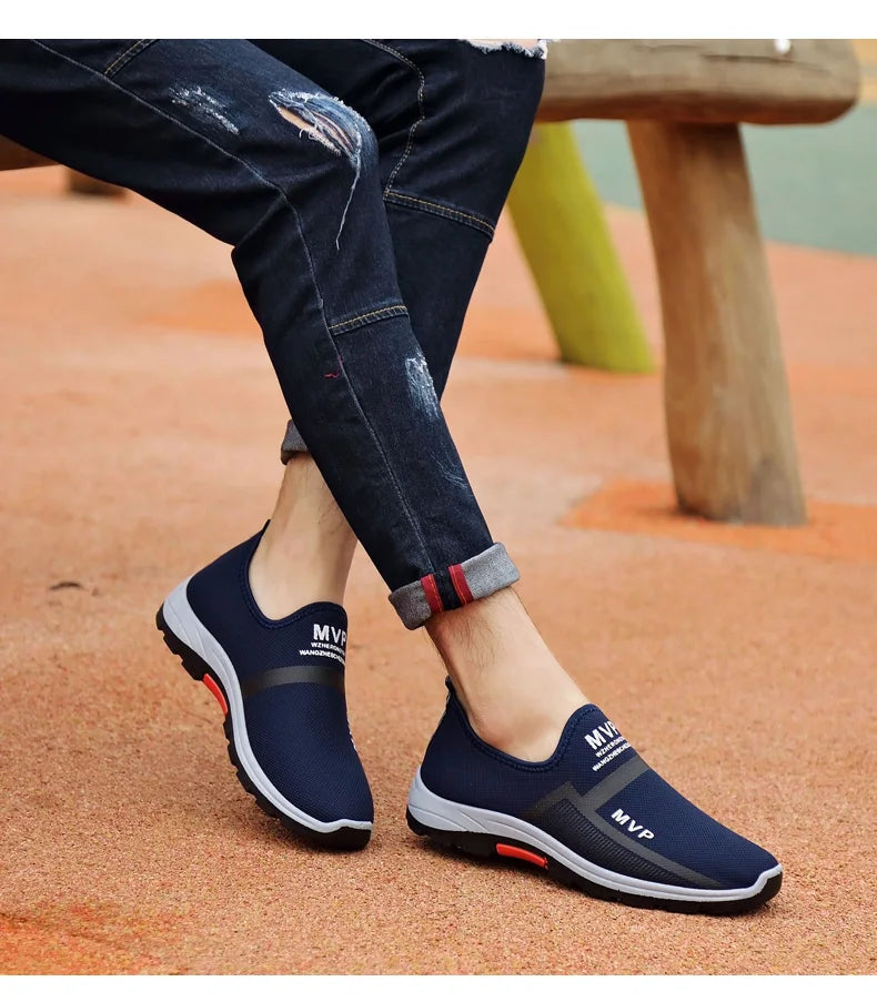 Summer Mesh Men Shoes Lightweight Sneakers Men Fashion Casual Walking Shoes Breathable Slip on Mens Loafers Zapatillas Hombre Viralgem Store