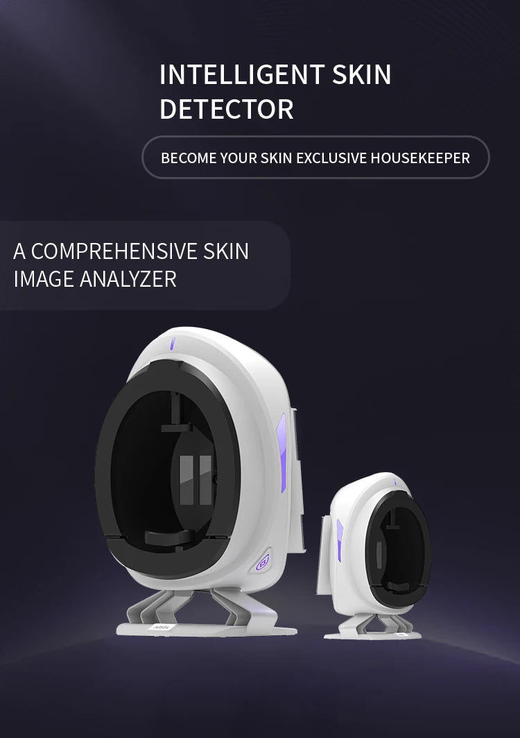 AISIA Q1 3D AI Facial Skin Analyzer Detection Skin Problem Diagnosis 8 Spectrum Professional Analysis Beauty Salon Equipment Viralgem Store