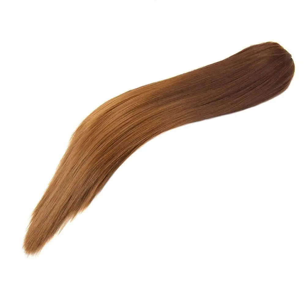 22" Synthetic Women Claw on Ponytail Clip in Hair Extensions Straight Style Pony Tail Hairpiece Ombre Brown Blonde Viralgem Store