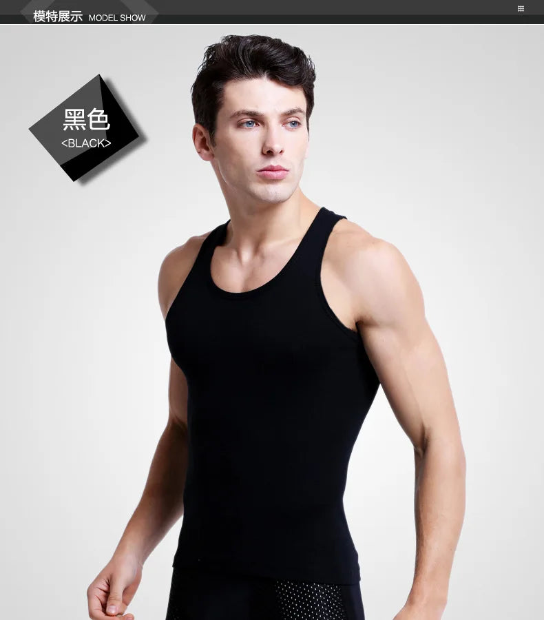 3Pcs Tank Top Casual Men Bodybuilding Clothing Fitness Mens Sleeveless Gyms Vests Cotton Singlets Muscle Tops Plus Size XXXL 4XL