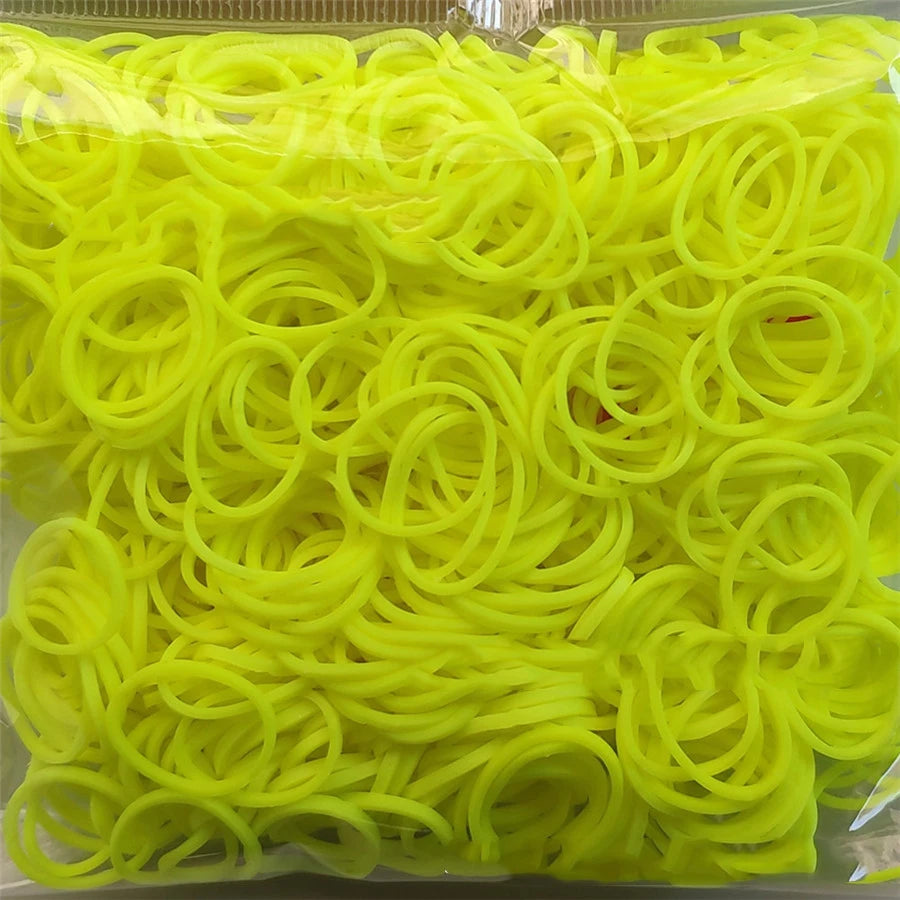 600 Rubber Loom Bands Girl Gift For Children Elastic Band For Weaving Lacing Bracelet Toy Gum Bracelets DIY Material Accessories