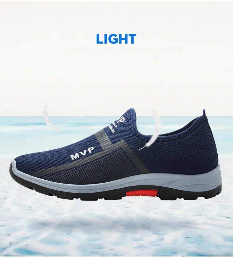 Summer Mesh Men Shoes Lightweight Sneakers Men Fashion Casual Walking Shoes Breathable Slip on Mens Loafers Zapatillas Hombre Viralgem Store