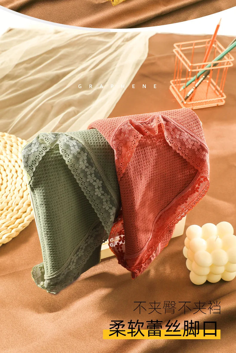 Women's underwear Plus-size XXXXL High elastic Antibacterial Obesity is special briefs lingerie breathable ladies underpants Viralgem Store