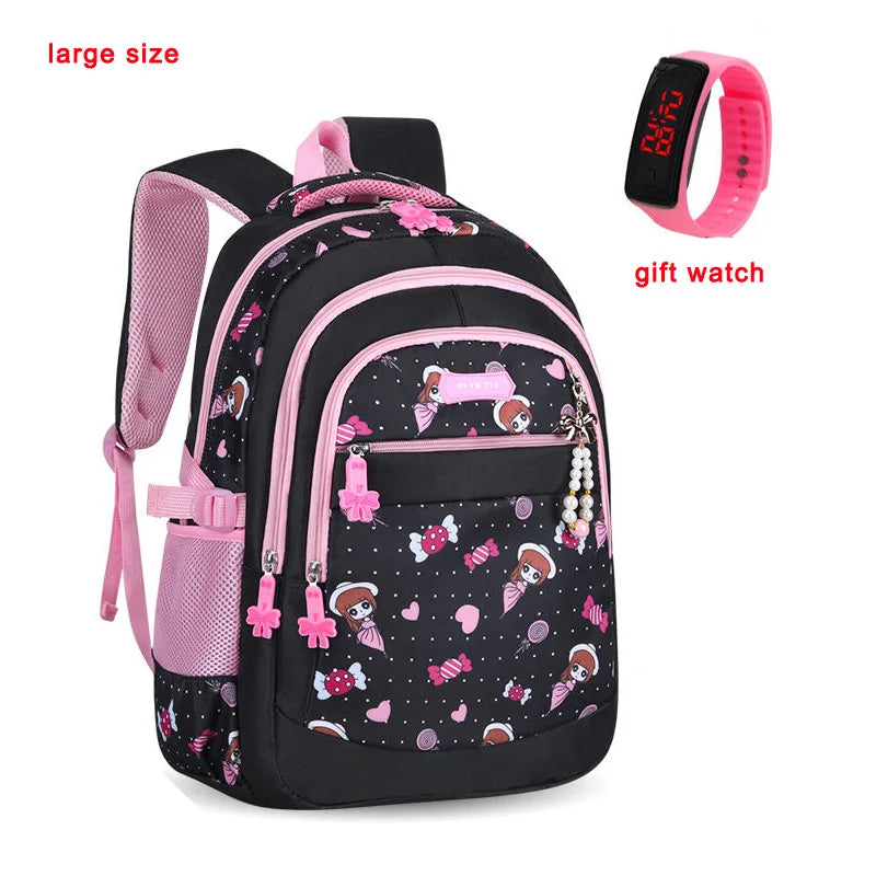 2021 New Children Cartoon School Bag For Girls Students Princess School Backpack Gift kid school bag pack Mochila